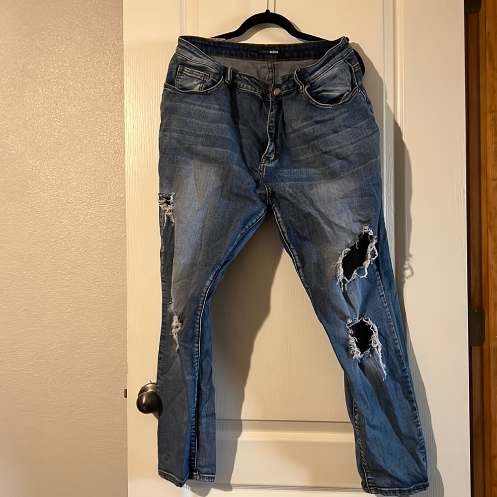 Fashion Nova Distressed Jeans